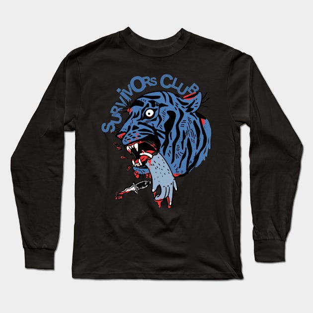 SURVIVORS CLUB Long Sleeve T-Shirt by luisereno